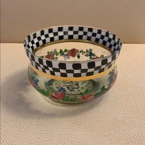MacKenzie Childs glass bowl